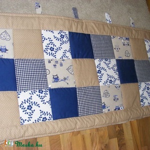 Bagolymintás falvédő, Otthon & Lakás, Falvédő gyerekszobába, Babaszoba, gyerekszoba, Varrás, Patchwork, foltvarrás, Meska