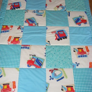 Járműves takaró, Otthon & Lakás, Babatakaró, gyerek pléd, Babaszoba, gyerekszoba, Varrás, Patchwork, foltvarrás, Meska