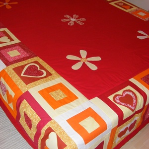 patchwork ágytakaró,  - otthon & életmód - lakástextil - ágytakaró - Meska.hu