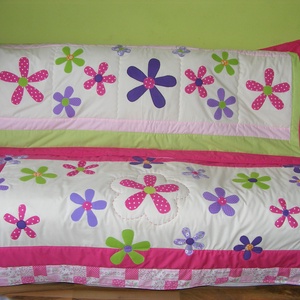 Patchwork takaró, falvédő lila-rózsaszín-fehér - otthon & lakás - lakástextil - Meska.hu