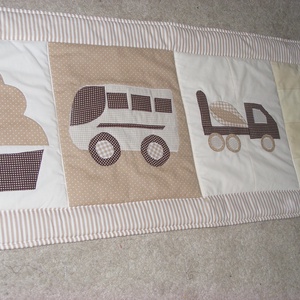 Járműves patchwork falvédő, autó, traktor, helikopter. Szett - otthon & életmód - lakástextil - Meska.hu