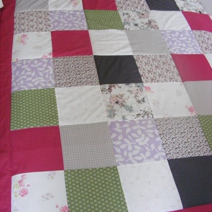 Country stílusú patchwork  ágytakaró - otthon & életmód - lakástextil - ágytakaró - Meska.hu