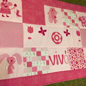 patchwork falvédő,takaró, falvédő, Peppa malac, és Kockás fülű nyúl - otthon & lakás - lakástextil - falvédő - Meska.hu patchwork falvédő,takaró, falvédő, Peppa malac, és Kockás fülű nyúl - otthon & lakás - lakástextil - falvédő - Meska.hu
