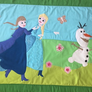 patchwork takaró, jégvarázs, Elza, Olaf -  - Meska.hu