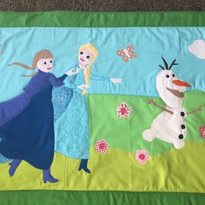 patchwork takaró, jégvarázs, Elza, Olaf -  - Meska.hu