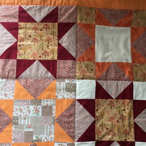 Narancssárga-barna csillagmintás patchwork ágytakaró, takaró - otthon & lakás - lakástextil - ágytakaró - Meska.hu Narancssárga-barna csillagmintás patchwork ágytakaró, takaró - otthon & lakás - lakástextil - ágytakaró - Meska.hu