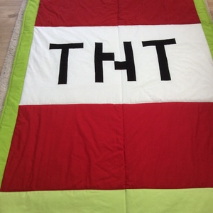 Minecraft patchwork takaró - Meska.hu