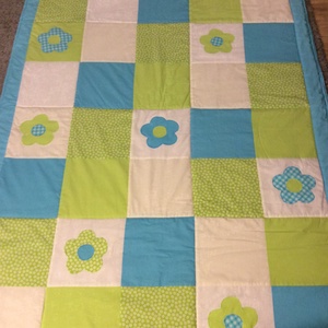 patchwork takaró, falvédő, türkiz-zöld, virágmintával - otthon & lakás - lakástextil - takaró - Meska.hu patchwork takaró, falvédő, türkiz-zöld, virágmintával - otthon & lakás - lakástextil - takaró - Meska.hu