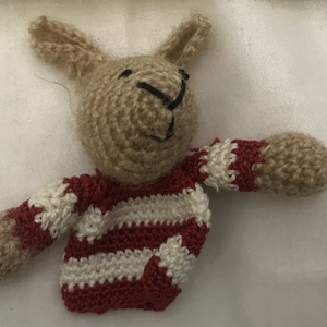 Horgolt nyuszi báb - játék & sport - baba & babaház - baba - Meska.hu