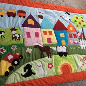 patchwork falvédő,takaró, tanyasi  hangulat - otthon & életmód - Meska.hu
