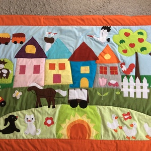 patchwork falvédő,takaró, tanyasi  hangulat - otthon & életmód - Meska.hu