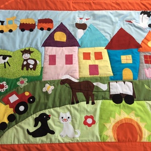 patchwork falvédő,takaró, tanyasi  hangulat - otthon & életmód - Meska.hu