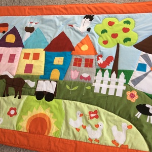 patchwork falvédő,takaró, tanyasi  hangulat - otthon & életmód - Meska.hu