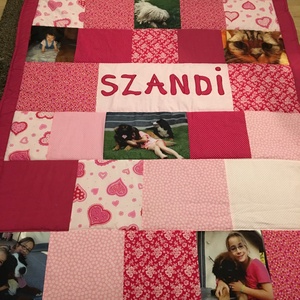 Fényképes patchwork takaró, falvédő - otthon & életmód - lakástextil - falvédő - Meska.hu