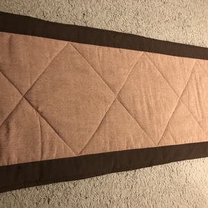 Barna patchwork falvédő - Meska.hu