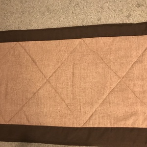 Barna patchwork falvédő - otthon & életmód - lakástextil - falvédő - Meska.hu