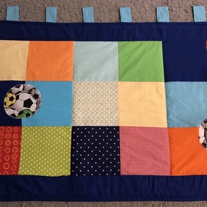 Patchwork falvédő, takaró sok színből - otthon & életmód - lakástextil - falvédő - Meska.hu