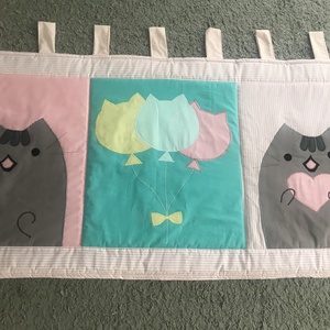 Patchwork falvédő fényképes - otthon & életmód - lakástextil - falvédő - Meska.hu