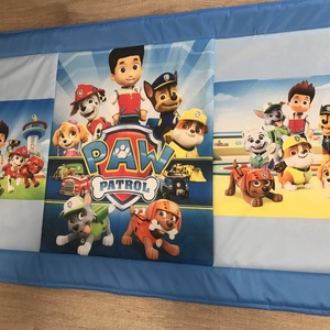 Patchwork takaró, falvédő Mancs őrjárat - otthon & életmód - babaszoba, gyerekszoba - falvédő gyerekszobába - Meska.hu
