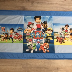 Patchwork takaró, falvédő Mancs őrjárat - otthon & életmód - babaszoba, gyerekszoba - falvédő gyerekszobába - Meska.hu