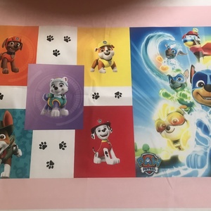 Patchwork takaró, falvédő Mancsőrjárat lányos - otthon & életmód - babaszoba, gyerekszoba - falvédő gyerekszobába - Meska.hu
