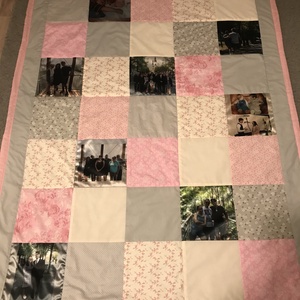 Fényképes patchwork takaró falvédő,  - otthon & életmód - lakástextil - felnőtt takaró, pléd - Meska.hu