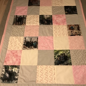Fényképes patchwork takaró falvédő,  - otthon & életmód - lakástextil - felnőtt takaró, pléd - Meska.hu