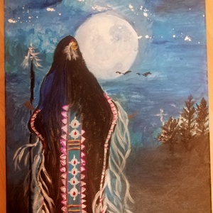 Ébredés -Festmény - Meska.hu