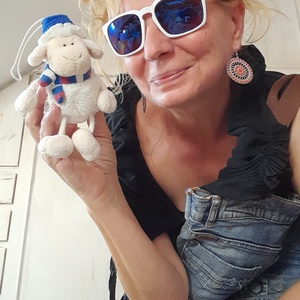 Hol jártál báránykám ?/ táska farmerből - táska & tok - bevásárlás & shopper táska - shopper, textiltáska, szatyor - Meska.hu