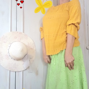 De jó színben vagy!/ Élénk zöld szoknya  - ruha & divat - női ruha - szoknya - Meska.hu