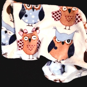 Hosszú éjszaka-baglyos sál  - ruha & divat - sál, sapka, kendő - sál - Meska.hu