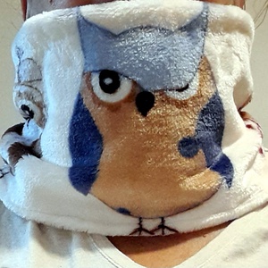 Hosszú éjszaka-baglyos sál  - ruha & divat - sál, sapka, kendő - sál - Meska.hu