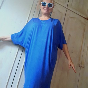A kék varázsa- női ruha , Ruha & Divat, Női ruha, Tunika, Varrás, MESKA