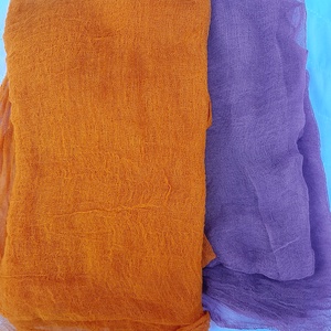 Szilva vagy barack ?/ géz sál  - ruha & divat - sál, sapka, kendő - sál - Meska.hu