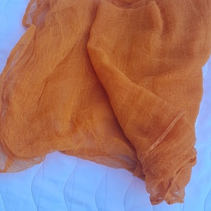 Szilva vagy barack ?/ géz sál  - ruha & divat - sál, sapka, kendő - sál - Meska.hu