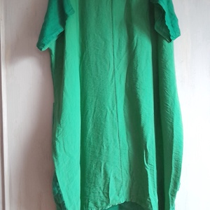 Még zöld a fű! / vászon ruha - ruha & divat - női ruha - tunika - Meska.hu