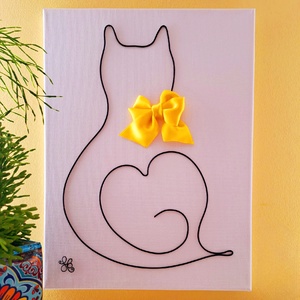 Cat, Otthon & Életmód, Dekoráció, Kép & Falikép, Vászonkép, Mindenmás, MESKA