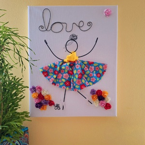 Virágos szerelem, Otthon & Életmód, Dekoráció, Kép & Falikép, Vászonkép, Mindenmás, MESKA