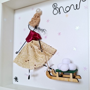 Snow - otthon & életmód - dekoráció - kép & falikép - 3d képek - Meska.hu