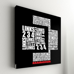 kép: rammstein: LInks 2 3 4, Otthon & Életmód, Dekoráció, Táblakép, Kép & Falikép, Fotó, grafika, rajz, illusztráció, Mindenmás, MESKA