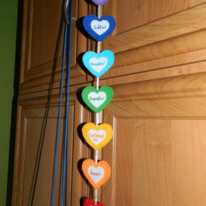 Csakrás, szíves lógó - Meska.hu