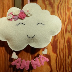 Filc neves felhőcske - Meska.hu