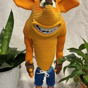 Crash róka amigurumi MINTA! - Meska.hu