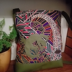 Válltáska  'Gecko', Táska & Tok, Kézitáska & válltáska, Válltáska, Varrás, Bőrművesség, MESKA