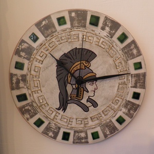 Római légiós katona falióra - otthon & életmód - dekoráció - Meska.hu