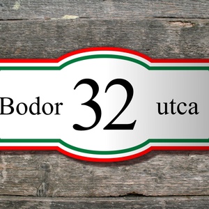 Házszámtábla - Meska.hu