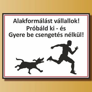 Kutyás tábla - otthon & életmód - ház & kert - házszám - Meska.hu