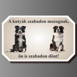 Kutyás tábla - Meska.hu