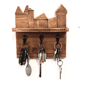 Kulcstartó fából, Otthon & Lakás, Dekoráció, Fali és függő dekoráció, Fali kulcstartó, , MESKA