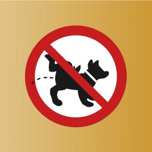 Kutyás - tiltó tábla, Otthon & Életmód, Dekoráció, Fali és függő dekoráció, Falióra & óra, Fotó, grafika, rajz, illusztráció, Mindenmás, MESKA